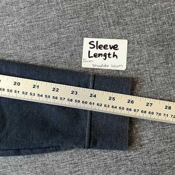 Lululemon City Sweat Full Zip Hoodie - Men's Size M - Blue - Picture 9 of 11